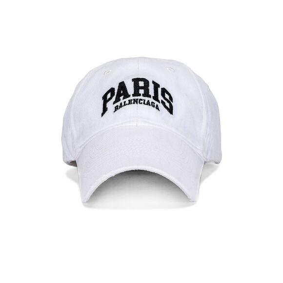 Balenciaga 'Paris' Off White Cap Size S - Picture 1 of 6